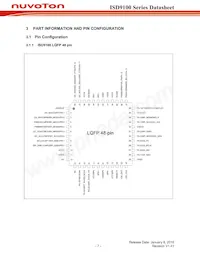 ISD9160CFI Datasheet Pagina 7