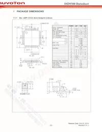 ISD9361RI Datasheet Page 23