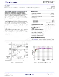 ISL28006FH20Z-T7 Datasheet Cover