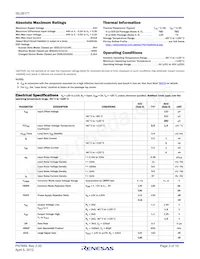 ISL28177FBZ-T13 Datasheet Page 3