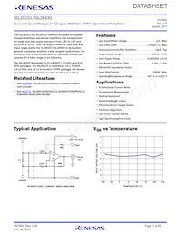 ISL28233FBZ-T7A Datasheet Cover