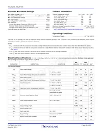 ISL28233FBZ-T7A Datasheet Pagina 5