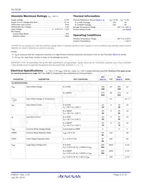 ISL28236FUZ-T7 Datasheet Pagina 3