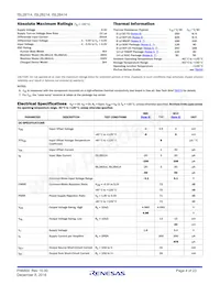 ISL28414FBZ Datasheet Page 4