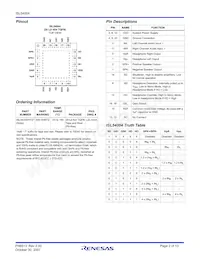 ISL54004IRTZ-T Datasheet Page 2