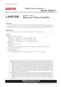 LA4815M-TLM-H Datasheet Cover
