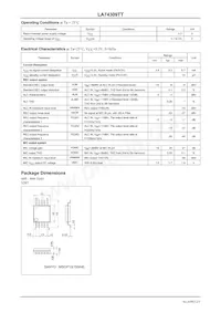 LA74309TT-TLM-E Datasheet Page 2