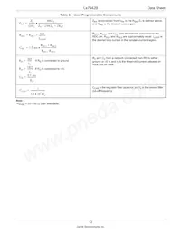 LE7942B-2DJCT Datasheet Page 12