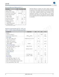 LIA100PTR Datasheet Page 2