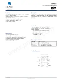 LIA101PTR Datasheet Cover