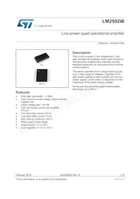 LM2902WYDT Datasheet Cover
