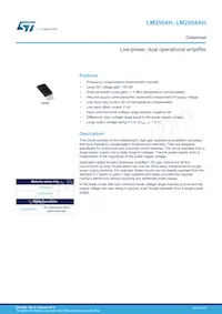 LM2904AHYPT Datenblatt Cover
