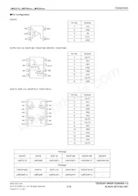 LMR358FVT-GE2 Datasheet Page 2