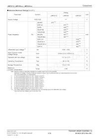 LMR358FVT-GE2 Datasheet Pagina 4