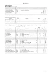 LV4985VH-TLM-H Datasheet Page 2