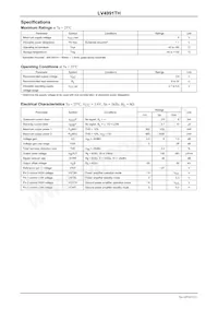 LV4991TH-TLM-E Datasheet Page 2