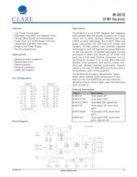 M-8870-01SMTR Datenblatt Cover