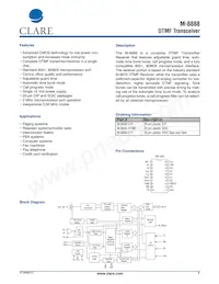 M-8888-01T Datasheet Cover