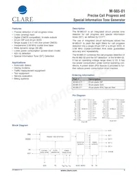 M-985-01T Datasheet Cover