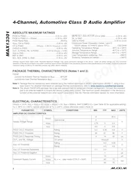 MAX13301AUM/V+ Datasheet Page 2