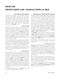 MAX3108EWA+T Datasheet Page 22