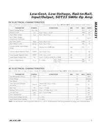 MAX4321EUK-T Datasheet Page 3