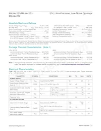 MAX44250AUA+T Datasheet Page 2