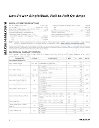 MAX9614AXT+T Datasheet Page 2