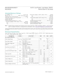 MAX9636C/D+ Datasheet Page 2