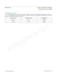 MAX9700CEBC+ Datasheet Page 16