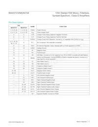MAX9704ETJ+T Datasheet Page 7