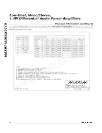 MAX9718CEBL+TG45數據表 頁面 20