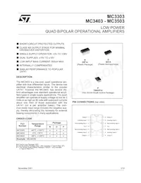 MC3403PT Datasheet Cover