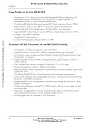 MC92501GC數據表 頁面 4