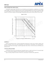 MP118FDA Datasheet Pagina 12