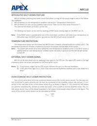 MP118FDA Datasheet Page 15