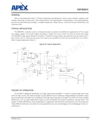 MP400FC 데이터 시트 페이지 17