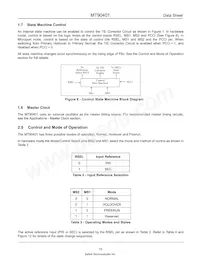 MT90401AB1 Datasheet Page 15