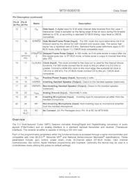 MT9160BS1 Datasheet Page 3