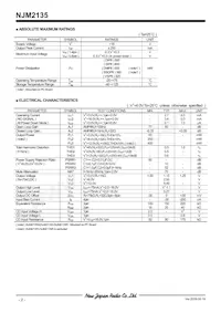 NJM2135M-TE2# Datasheet Page 2