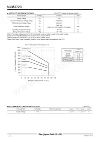 NJM2723E-TE1 Datasheet Page 2