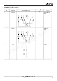 NJM2730F-TE1 Datasheet Page 3