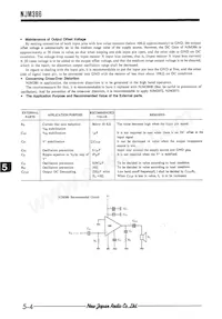 NJM386D Datasheet Page 4