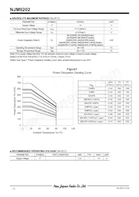 NJM8202RB1-TE1數據表 頁面 2