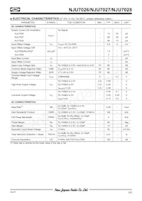 NJU7026F3-TE1 Datasheet Page 4
