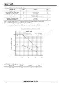 NJU7098F1-TE1 Datasheet Page 2