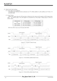 NJU8721V-TE1# Datasheet Page 6
