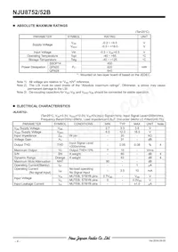 NJU8752V-TE1 Datasheet Pagina 4