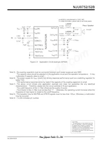 NJU8752V-TE1 Datasheet Pagina 7