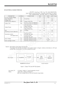 NJU8754V-TE2 Datasheet Page 5